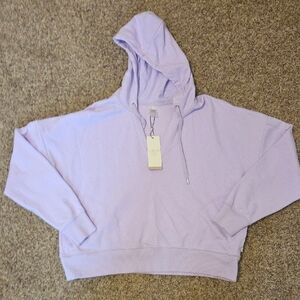 Calia Splint neck cropped Hoodie, L